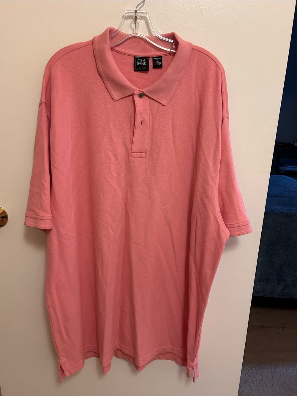 Jos. A. Bank Men's Coral Pink size 2XB Polo Shirt